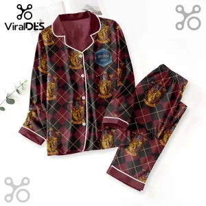 Harry Potter Gryffindor Burgundy Pajamas Set 2026 Harry Potter Gryffindor Burgundy Pajamas Set 2026