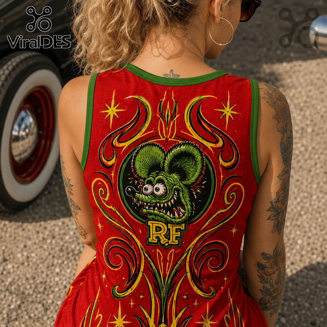 Rat Fink Hot Rod Limited Edition Tank Dress Rat Fink Hot Rod Limited Edition Tank Dress