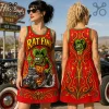 The Rolling Stones Red Floral Sleeveless Dress