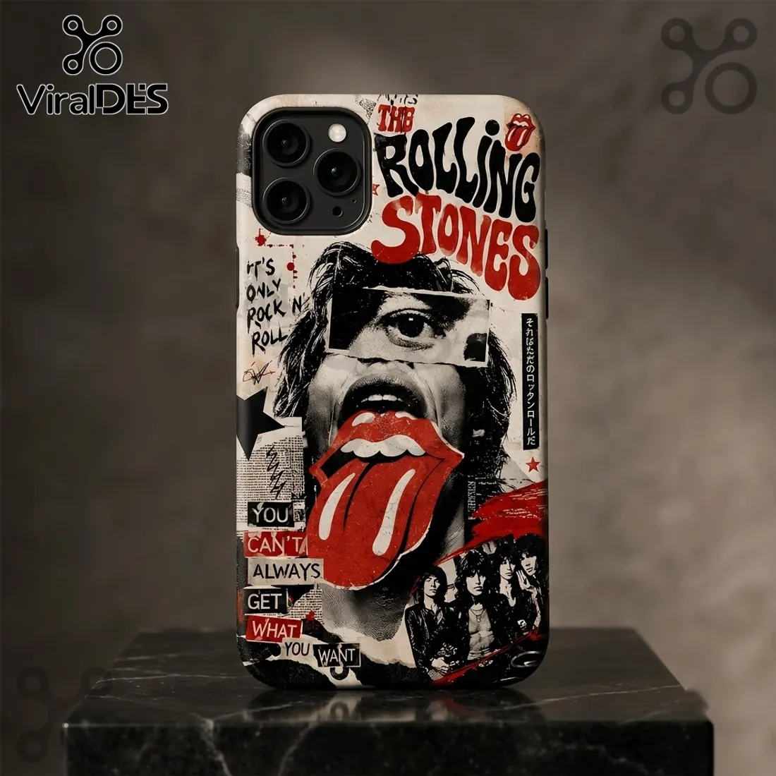 Rolling Stones Retro Magazine Phone Case Rolling Stones Retro Magazine Phone Case