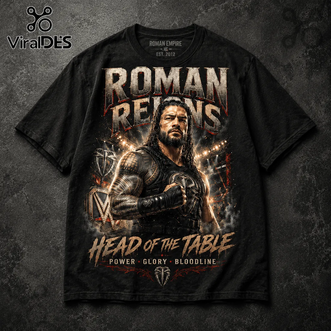 Roman Reigns WWE Head of the Table T-Shirt Roman Reigns WWE Head of the Table T-Shirt
