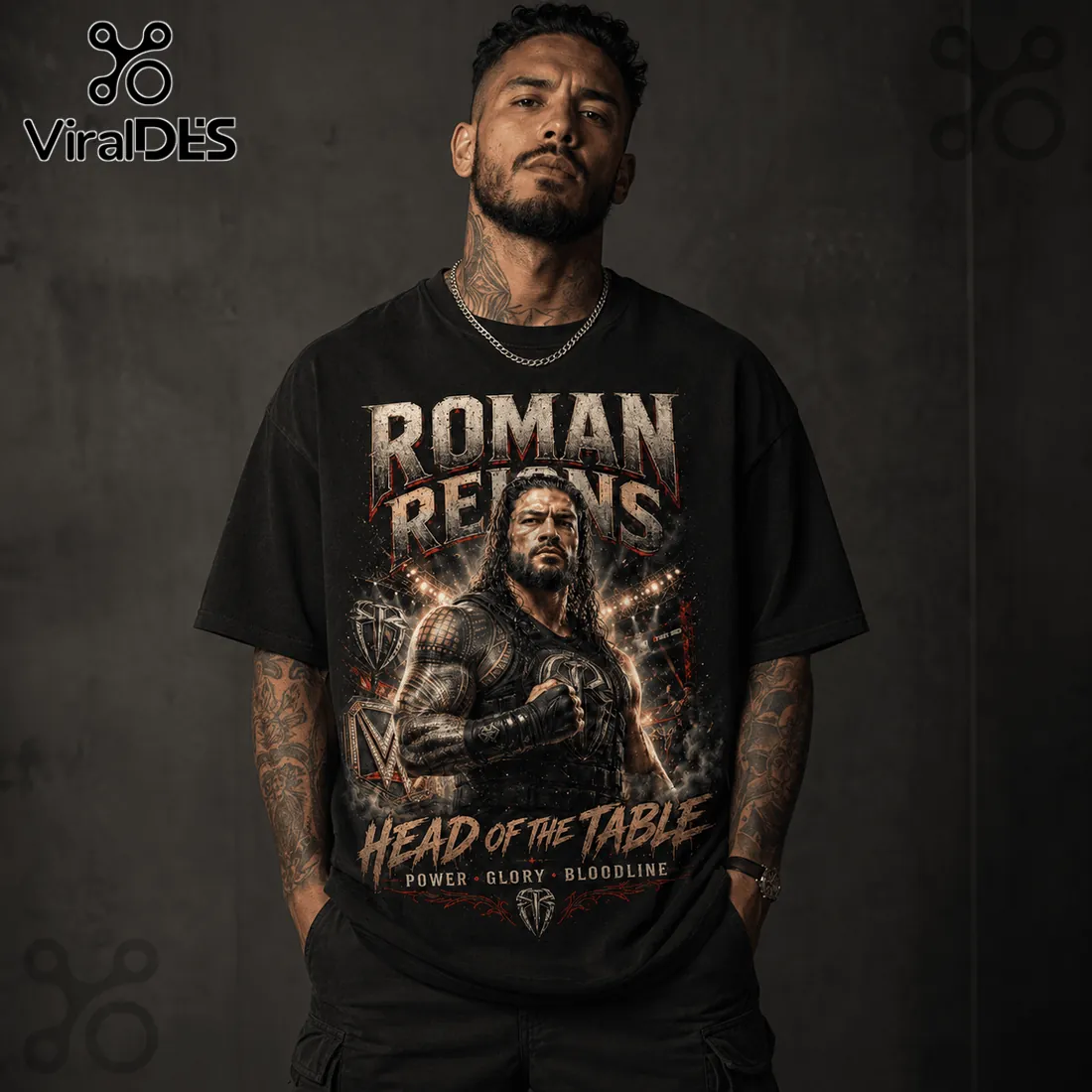 Roman Reigns WWE Head of the Table T-Shirt Roman Reigns WWE Head of the Table T-Shirt