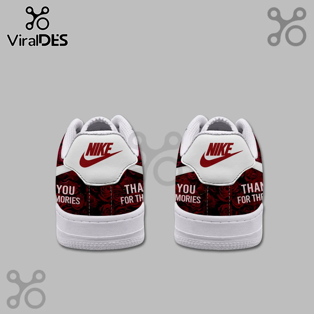 Selena 30th Anniversary Rose Pattern Air Force 1 Sneakers Selena 30th Anniversary Rose Pattern Air Force 1 Sneakers