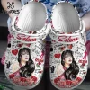 Selena Rose Floral Pattern Crocs Clogs Shoes