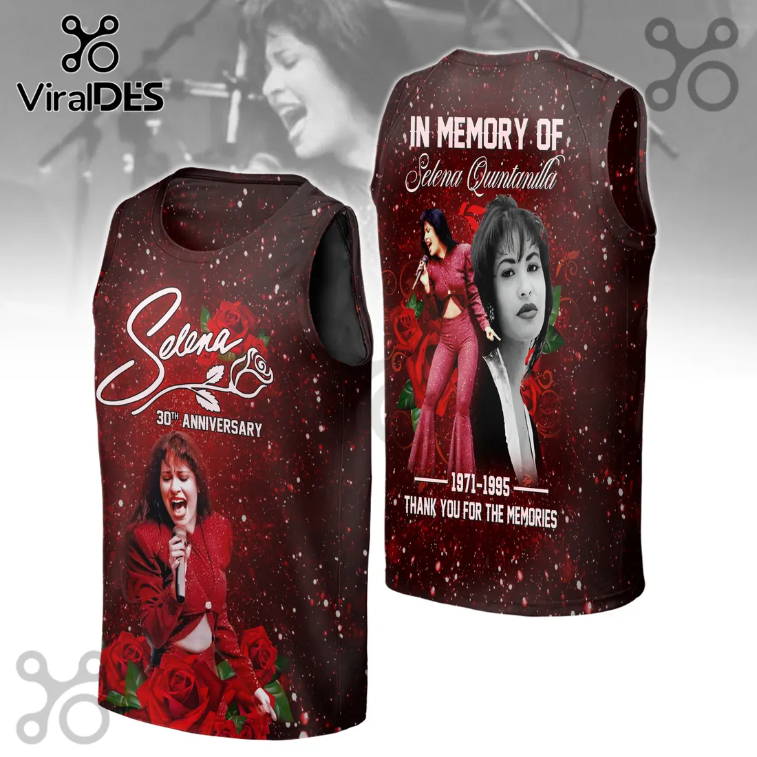 Selena Quintanilla 30th Anniversary Red Rose Hoodie Selena Quintanilla 30th Anniversary Red Rose Hoodie