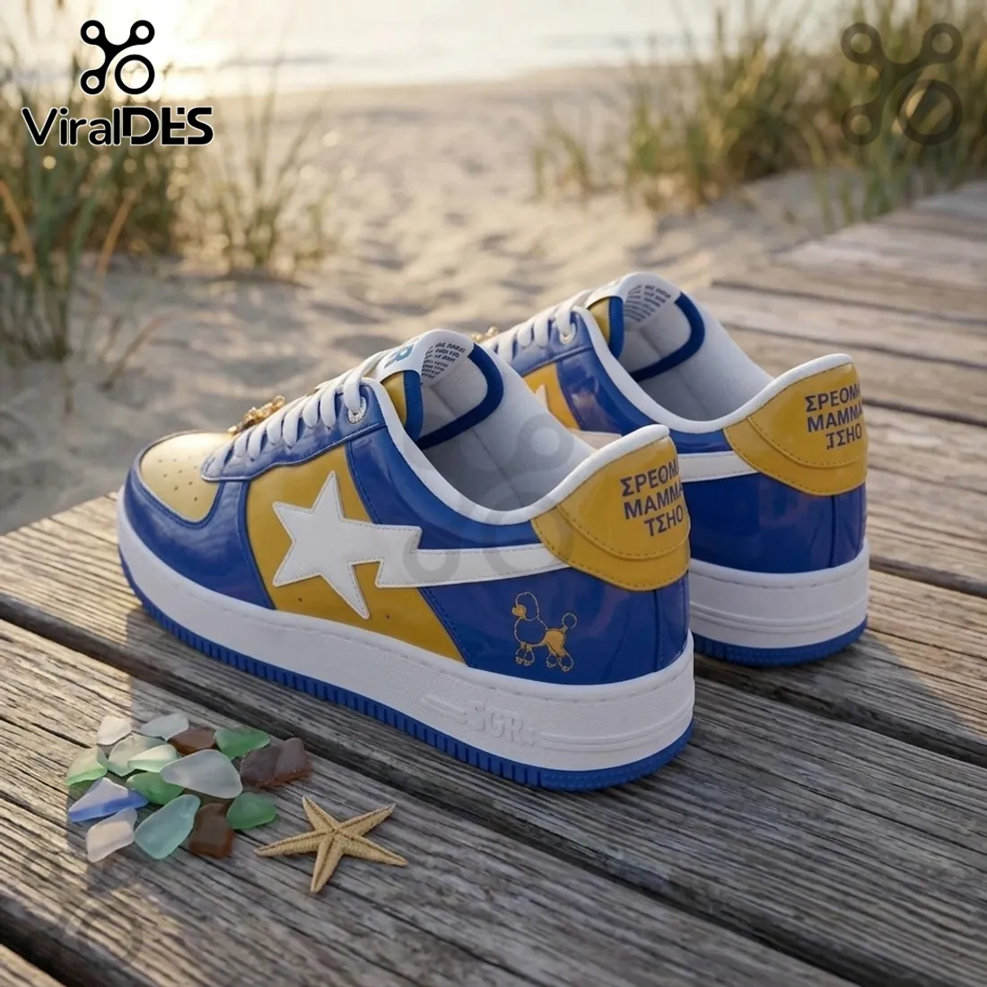 Sigma Gamma Rho 1922 Blue and Gold Air Force 1 Sneakers Sigma Gamma Rho 1922 Blue and Gold Air Force 1 Sneakers