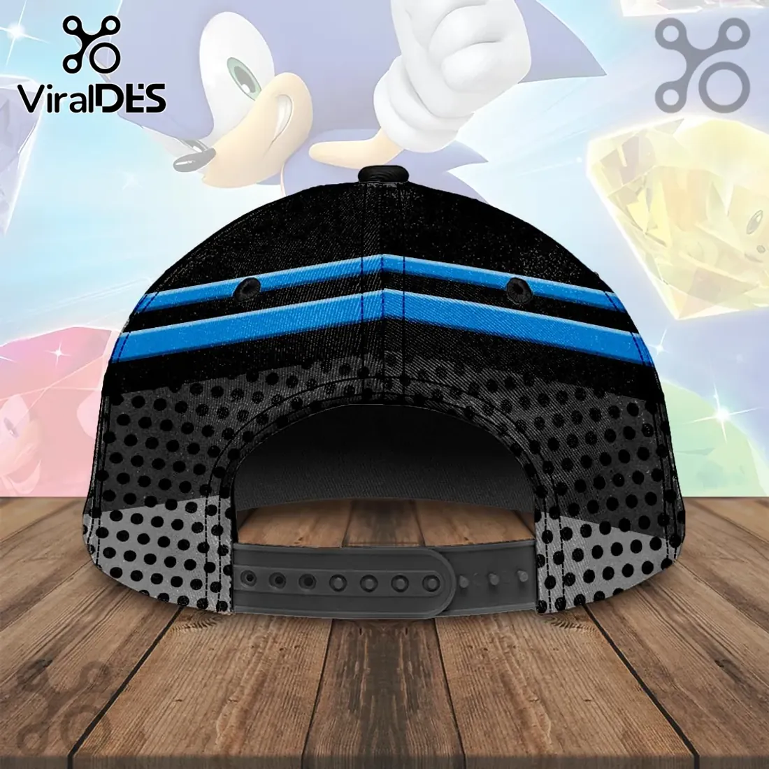 Sonic the Hedgehog 35th Anniversary Black Baseball Cap Sonic the Hedgehog 35th Anniversary Black Baseball Cap
