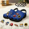 KISS Destroyer Edition Black Rock Band Crocs With Charms