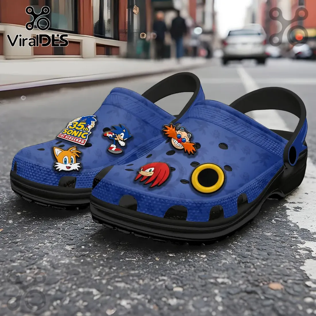 Sonic the Hedgehog 35th Anniversary Crocs With Charm Sonic the Hedgehog 35th Anniversary Crocs With Charm