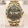 New York Knicks 2025 NBA Champions Gold Tone Quartz Watch New York Knicks 2025 NBA Champions Gold Tone Quartz Watch