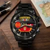 Prince Purple Rain Black Chronograph Watch