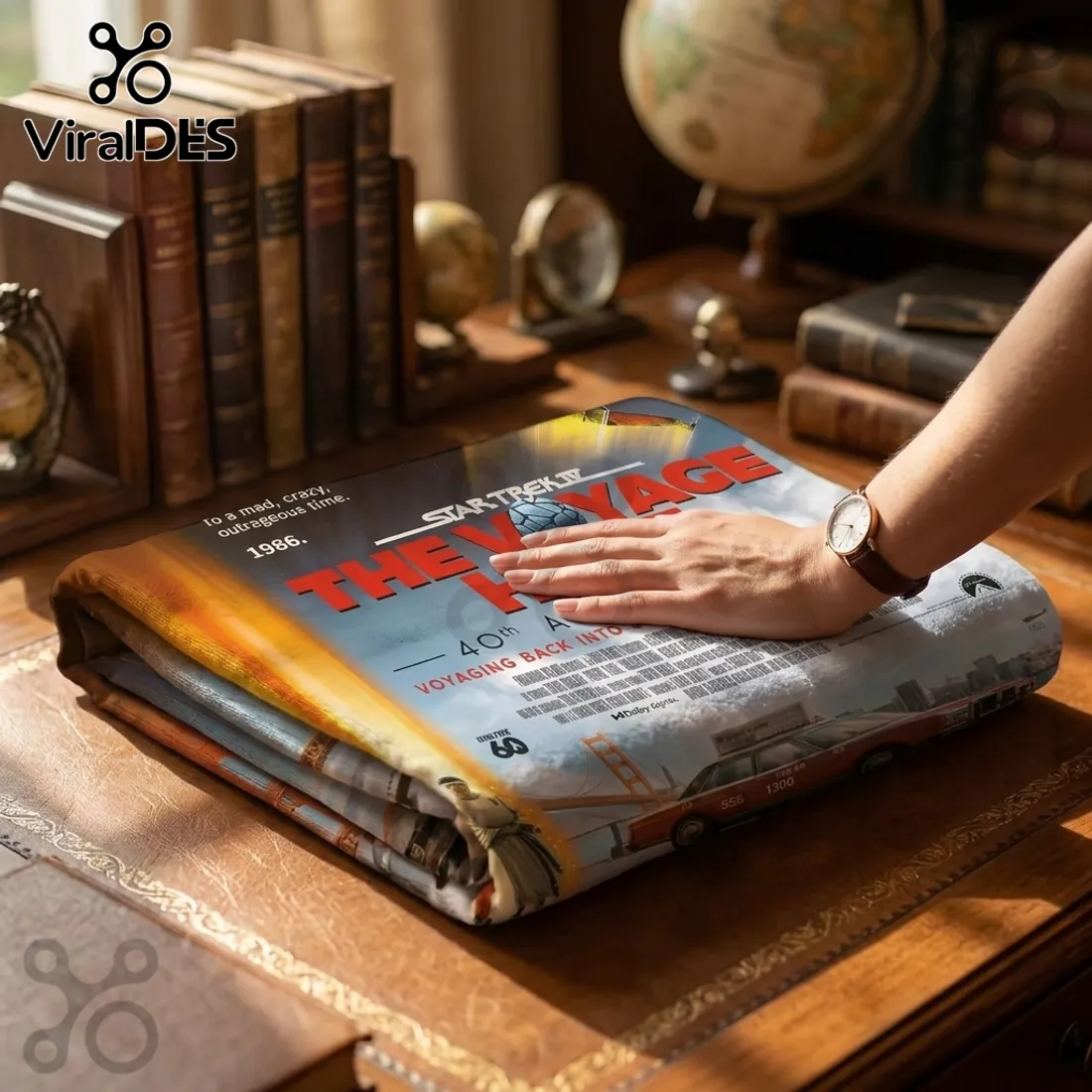 Star Trek The Voyage Home 40th Anniversary Beach Towel Star Trek The Voyage Home 40th Anniversary Beach Towel
