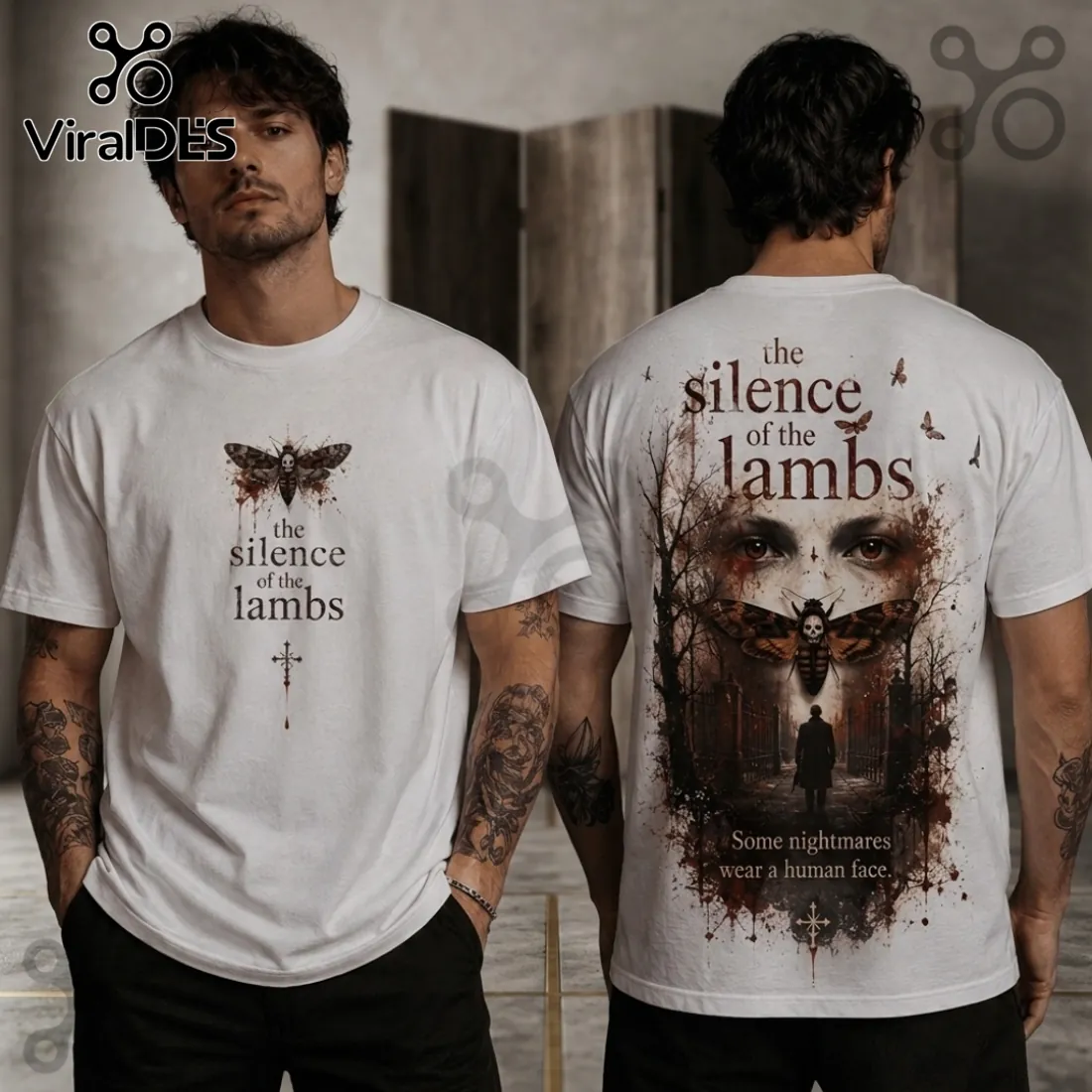 The Silence of the Lambs Death’s-Head Moth Horror T-Shirt The Silence of the Lambs Death’s-Head Moth Horror T-Shirt