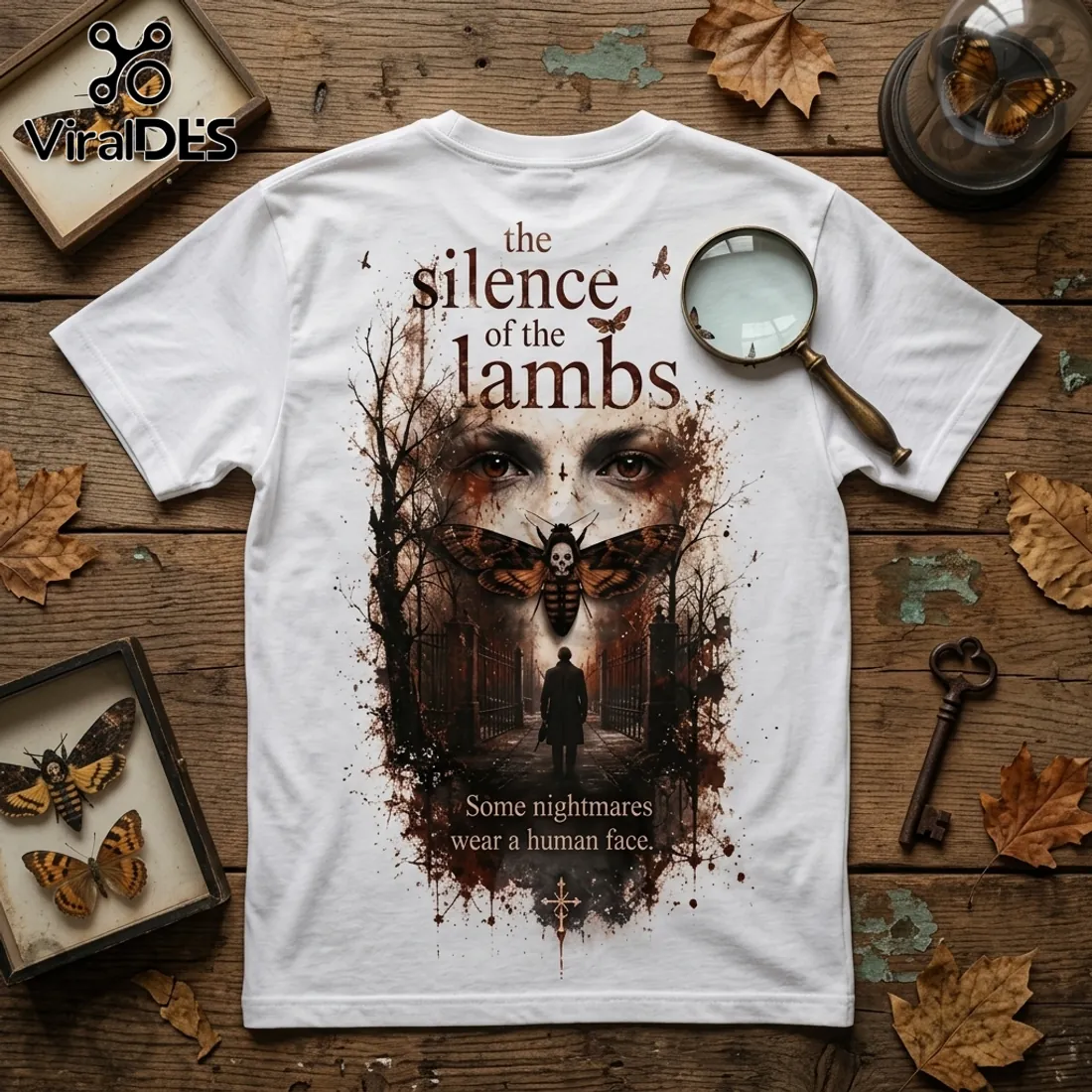 The Silence of the Lambs Death’s-Head Moth Horror T-Shirt The Silence of the Lambs Death’s-Head Moth Horror T-Shirt