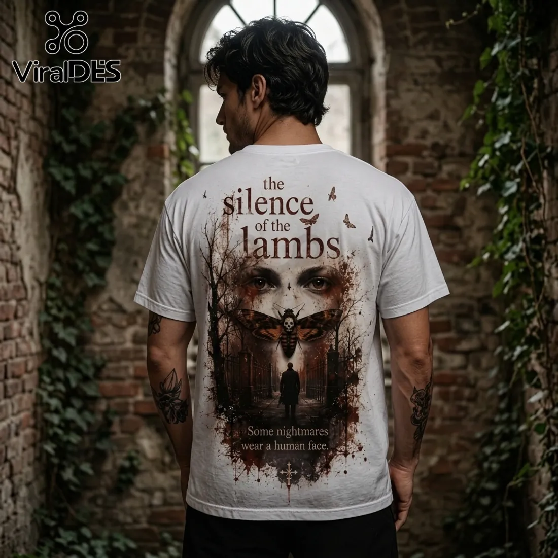 The Silence of the Lambs Death’s-Head Moth Horror T-Shirt The Silence of the Lambs Death’s-Head Moth Horror T-Shirt