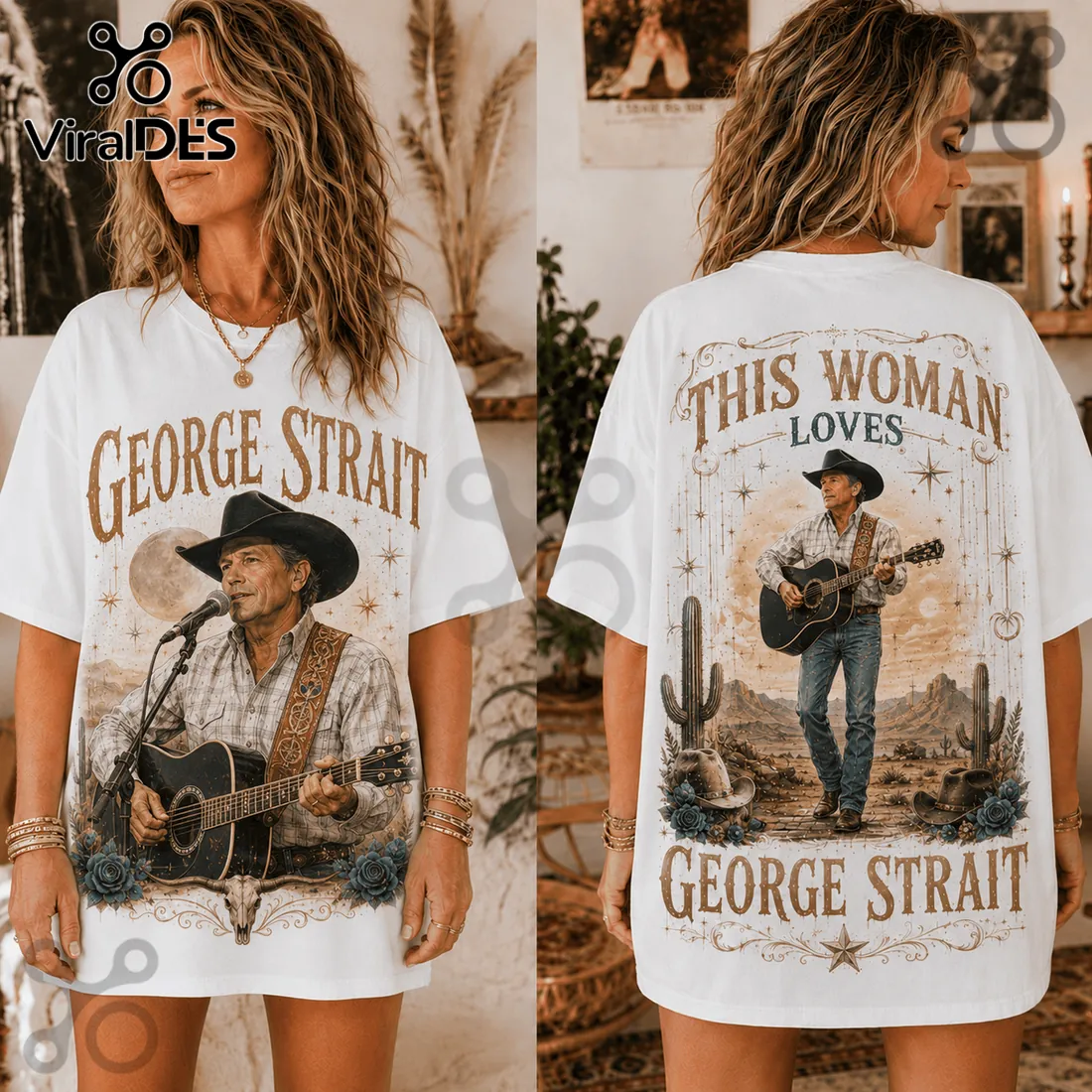 This Woman Loves George Strait T-Shirt 2026 This Woman Loves George Strait T-Shirt 2026