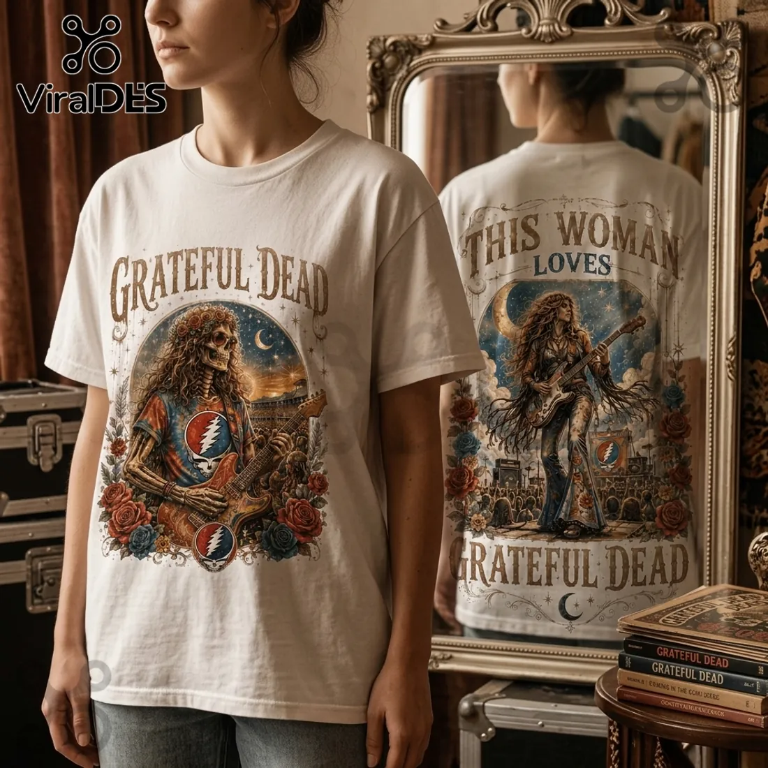 This Woman Loves Grateful Dead Vintage T-Shirt This Woman Loves Grateful Dead Vintage T-Shirt