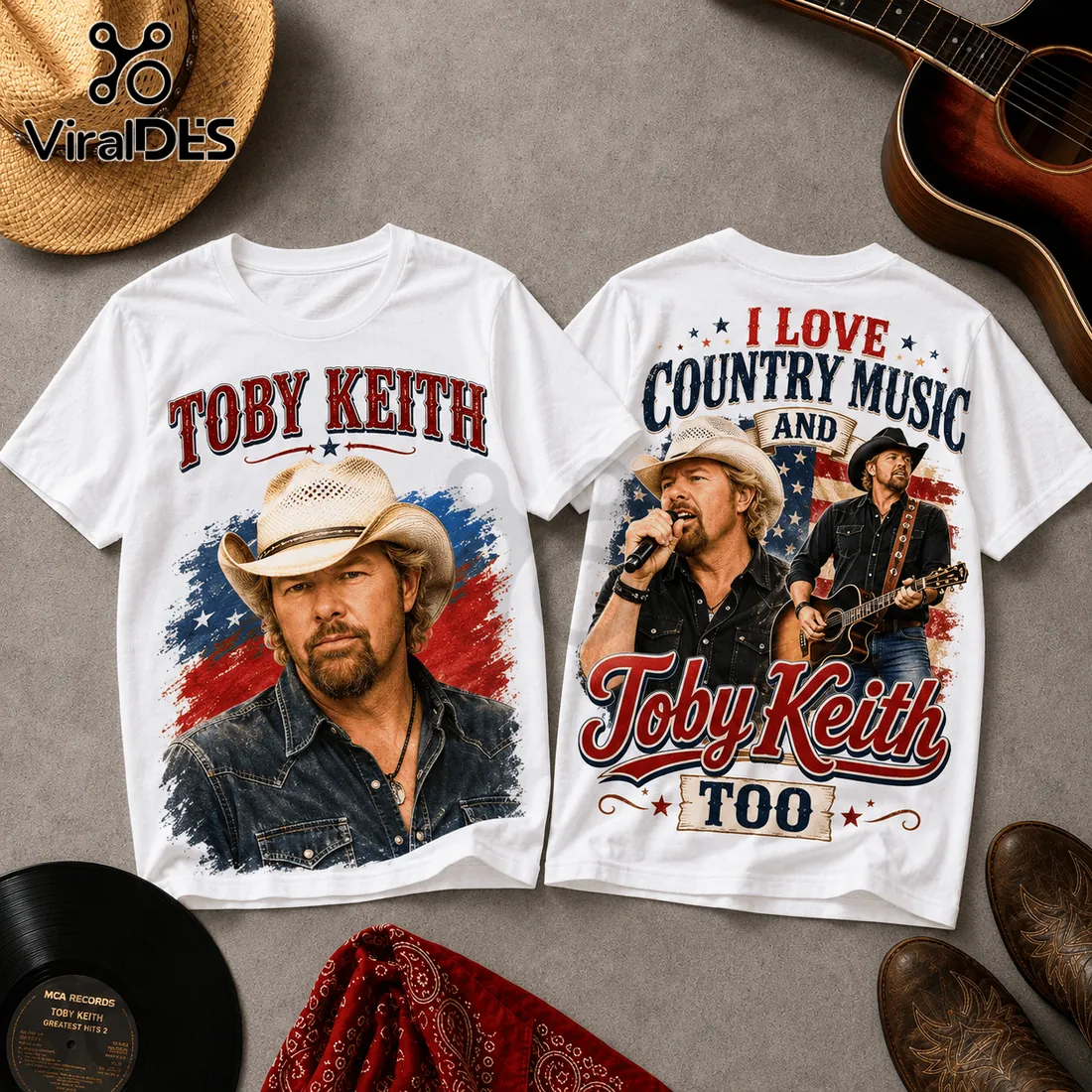 Toby Keith Vintage Country Music T-Shirt Toby Keith Vintage Country Music T-Shirt