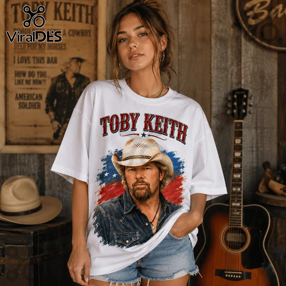 Toby Keith Vintage Country Music T-Shirt Toby Keith Vintage Country Music T-Shirt