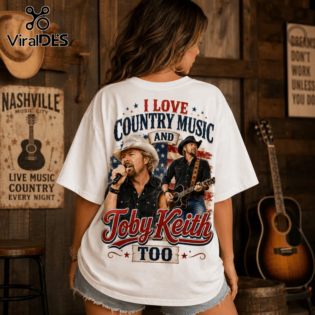 Toby Keith Vintage Country Music T-Shirt Toby Keith Vintage Country Music T-Shirt