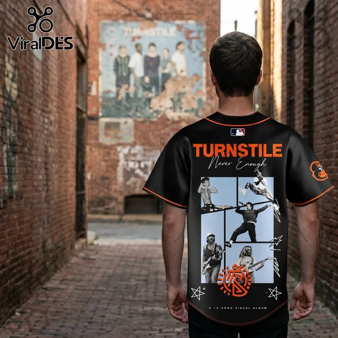 Turnstile Never Enough Baltimore Orioles Button Down Jersey Turnstile Never Enough Baltimore Orioles Button Down Jersey