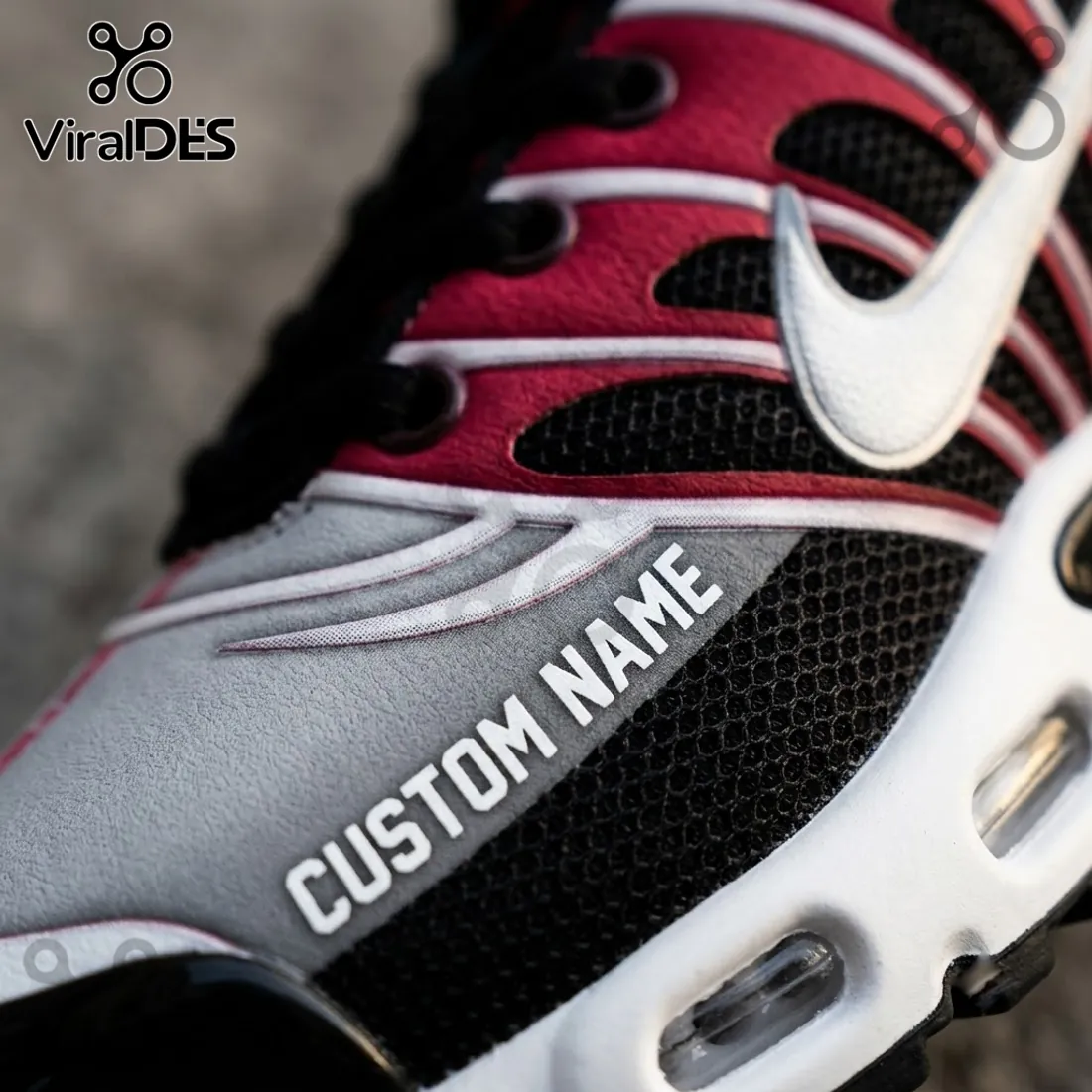 University of Alabama Crimson Tide Custom Air Max Plus Shoes University of Alabama Crimson Tide Custom Air Max Plus Shoes