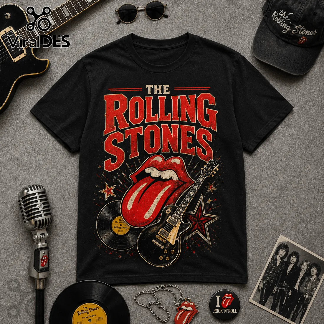 Vintage The Rolling Stones I May Be Old Concert T-Shirt Vintage The Rolling Stones I May Be Old Concert T-Shirt