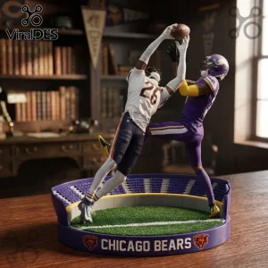 Chicago Bears Stadium Action Christmas Ornament 2026 Chicago Bears Stadium Action Christmas Ornament 2026