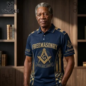 Freemasonry Faith Hope Charity Custom Polo Shirt