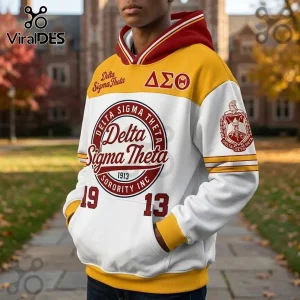 Delta Sigma Theta Crimson and Gold Hoodie