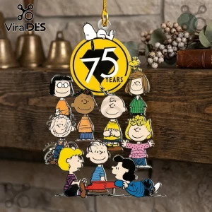 Peanuts Snoopy 75th Anniversary Acrylic Christmas Ornament