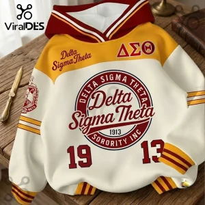 Delta Sigma Theta Crimson and Gold Hoodie