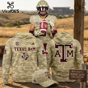 Texas A&M University Desert Camo Hoodie Texas A&M University Desert Camo Hoodie