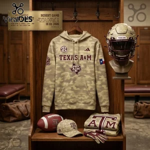 Texas A&M University Desert Camo Hoodie