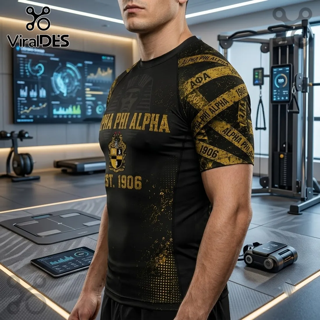 Alpha Phi Alpha 1906 Compression Turtleneck Shirt Alpha Phi Alpha 1906 Compression Turtleneck Shirt