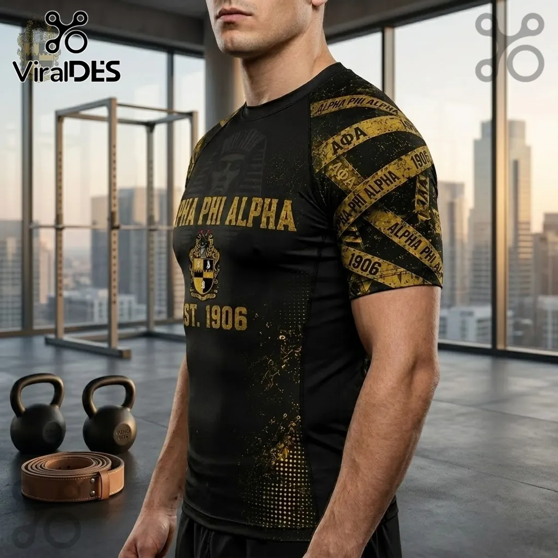 Alpha Phi Alpha 1906 Compression Turtleneck Shirt Alpha Phi Alpha 1906 Compression Turtleneck Shirt