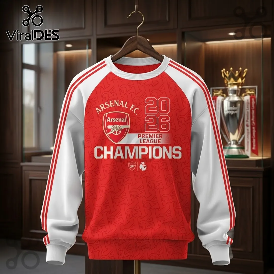 Arsenal FC Premier League 2026 Champions Hoodie Arsenal FC Premier League 2026 Champions Hoodie