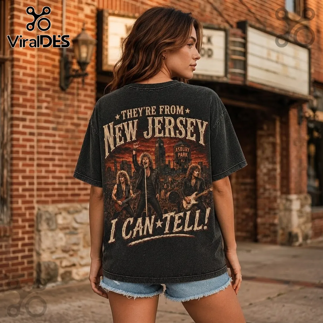 Bon Jovi New Jersey Concert Black Shirt Bon Jovi New Jersey Concert Black Shirt