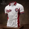 Chicago Cubs 150th Anniversary White Polo Shirt Chicago Cubs 150th Anniversary White Polo Shirt