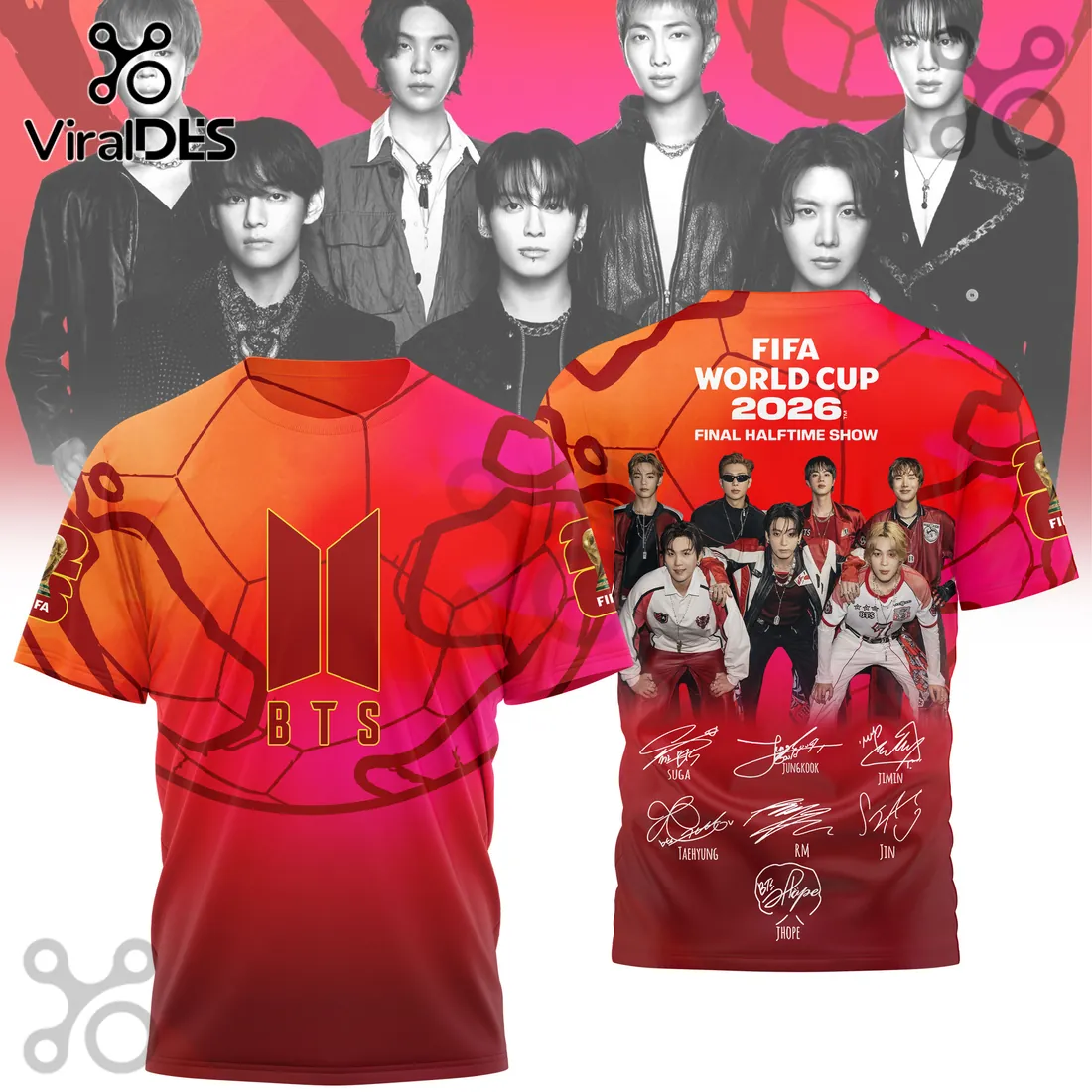 BTS FIFA World Cup 2026 Pullover Hoodie BTS FIFA World Cup 2026 Pullover Hoodie