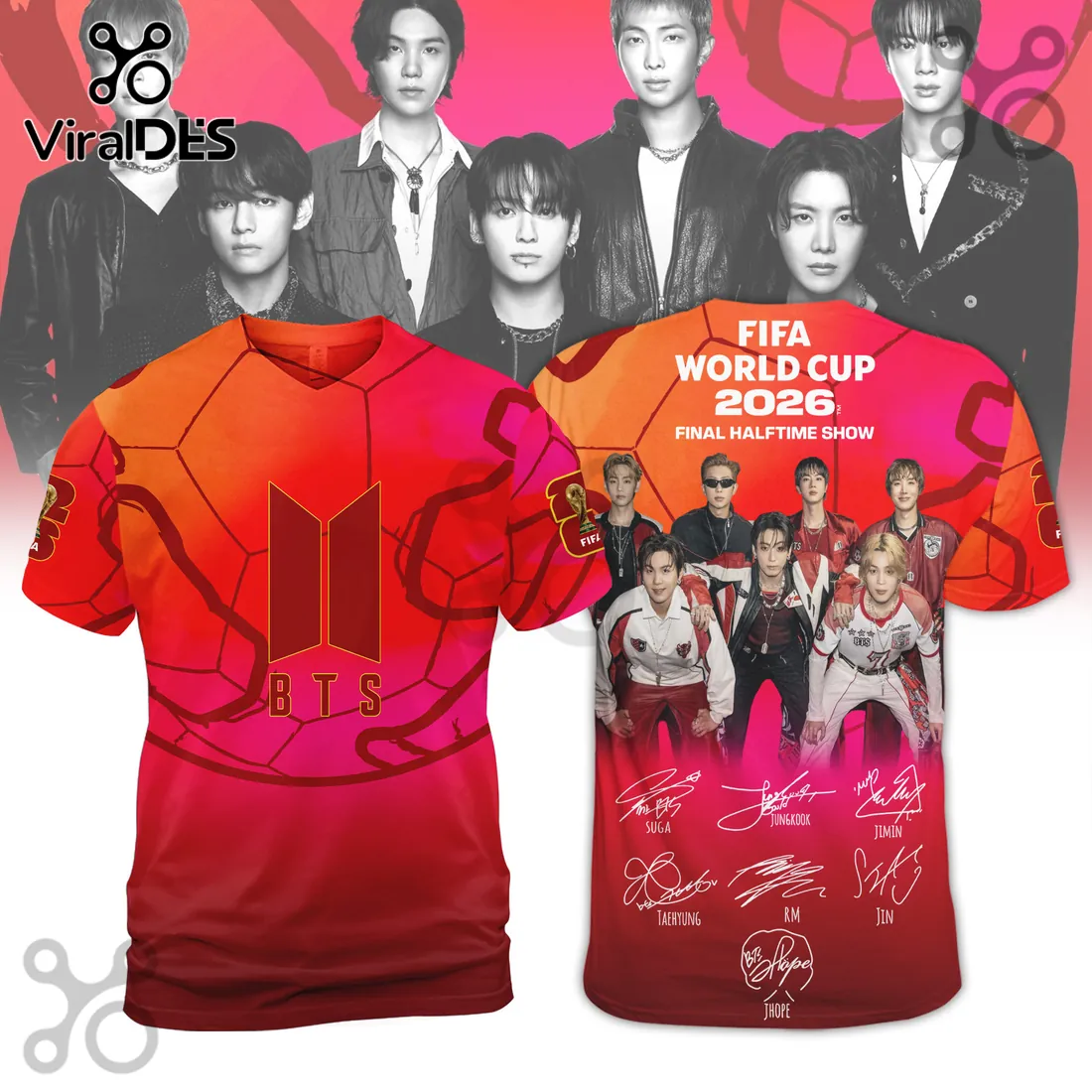 BTS FIFA World Cup 2026 Pullover Hoodie BTS FIFA World Cup 2026 Pullover Hoodie