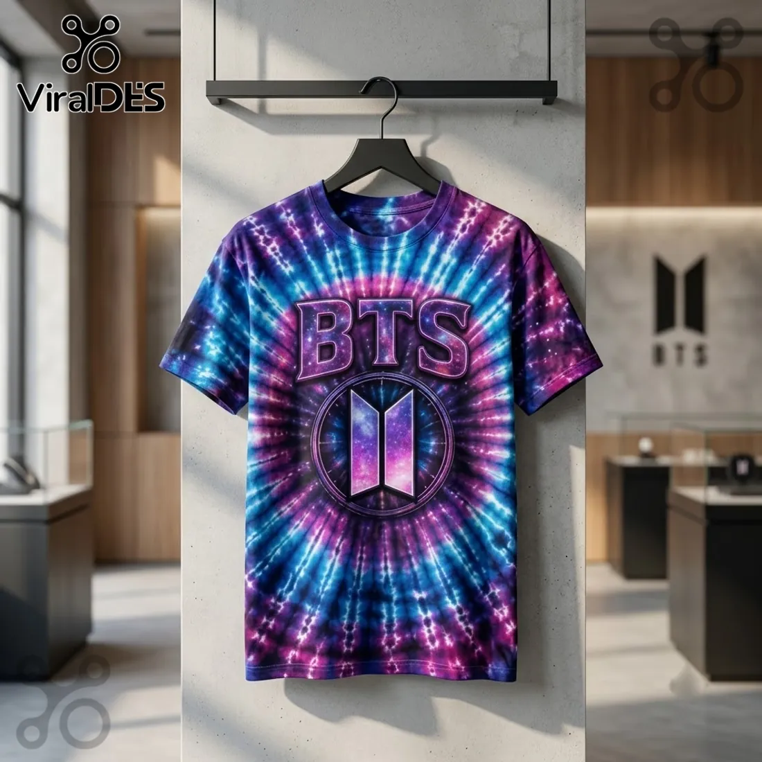 BTS Galaxy Limited Edition Tie Dye T-Shirt BTS Galaxy Limited Edition Tie Dye T-Shirt