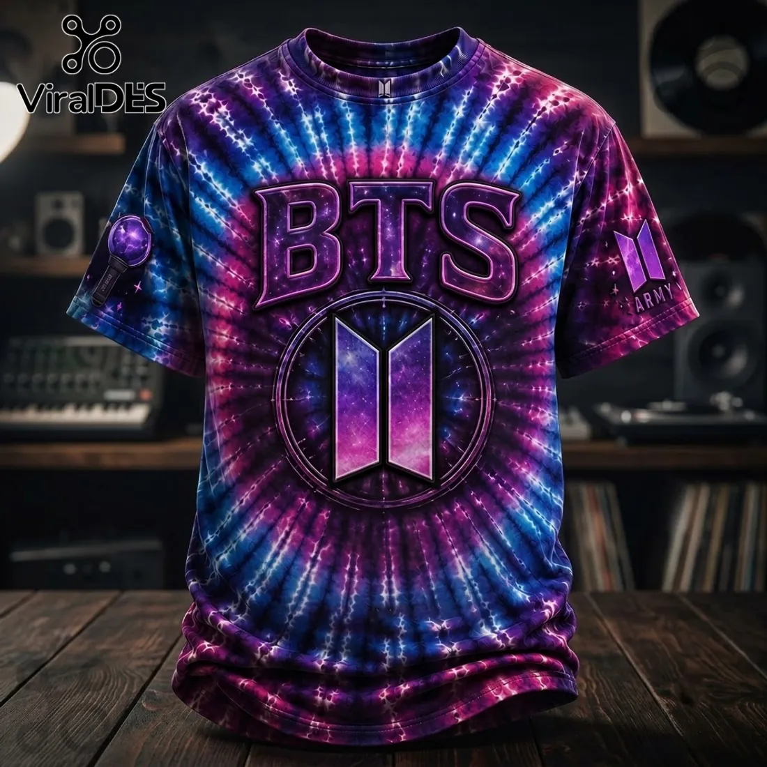 BTS Galaxy Limited Edition Tie Dye T-Shirt BTS Galaxy Limited Edition Tie Dye T-Shirt