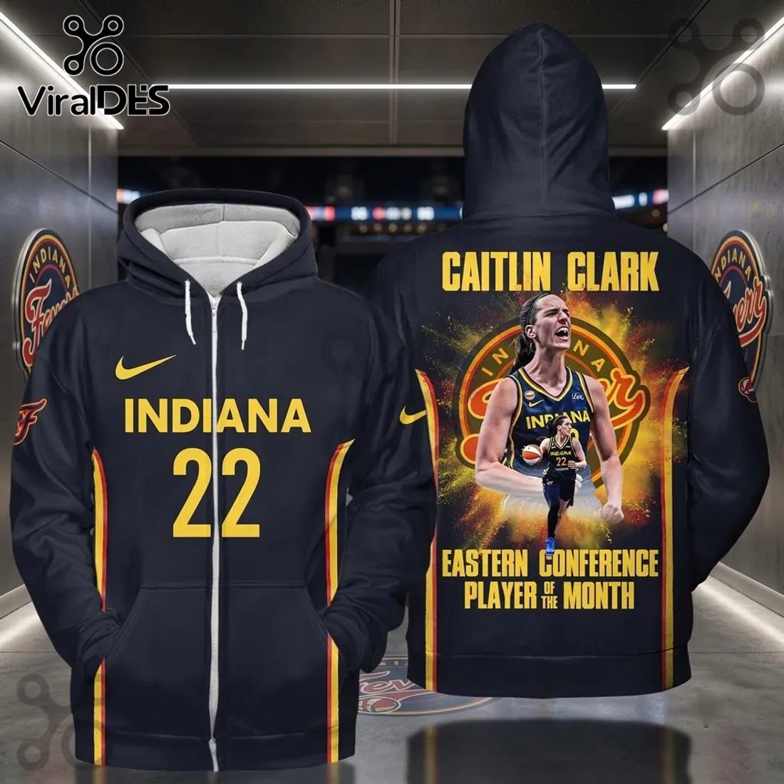 Caitlin Clark Indiana Fever Number 22 Basketball Hoodie Caitlin Clark Indiana Fever Number 22 Basketball Hoodie