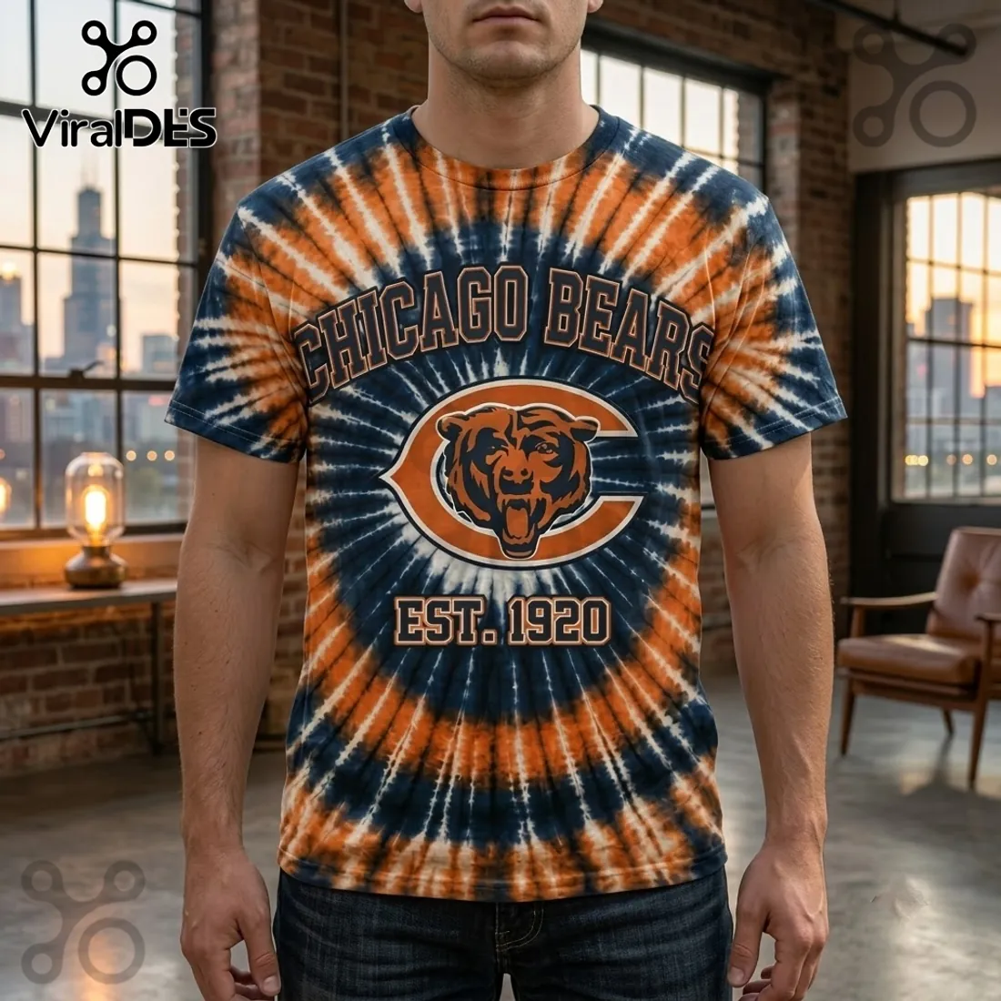 Chicago Bears 1920 Established Premium Shirt Chicago Bears 1920 Established Premium Shirt