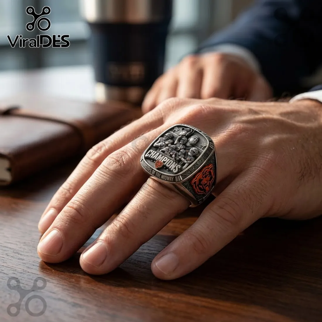 Chicago Bears 2025 NFC North Champions Ring Chicago Bears 2025 NFC North Champions Ring