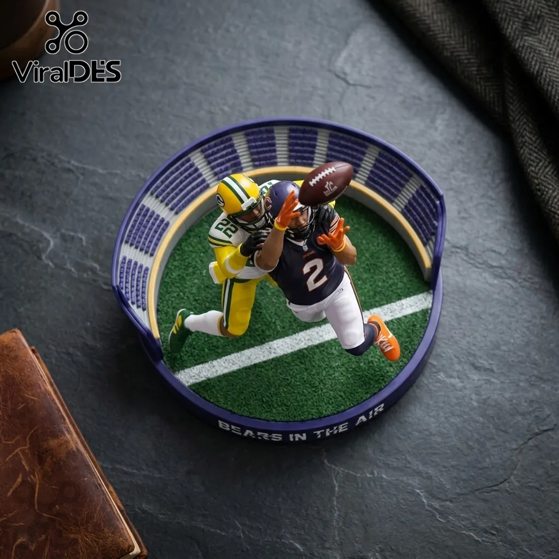 Chicago Bears Action Scene Christmas Ornament 2026 Chicago Bears Action Scene Christmas Ornament 2026