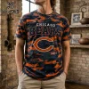 Chicago Bears 1920-2026 Navy Blue Hoodie