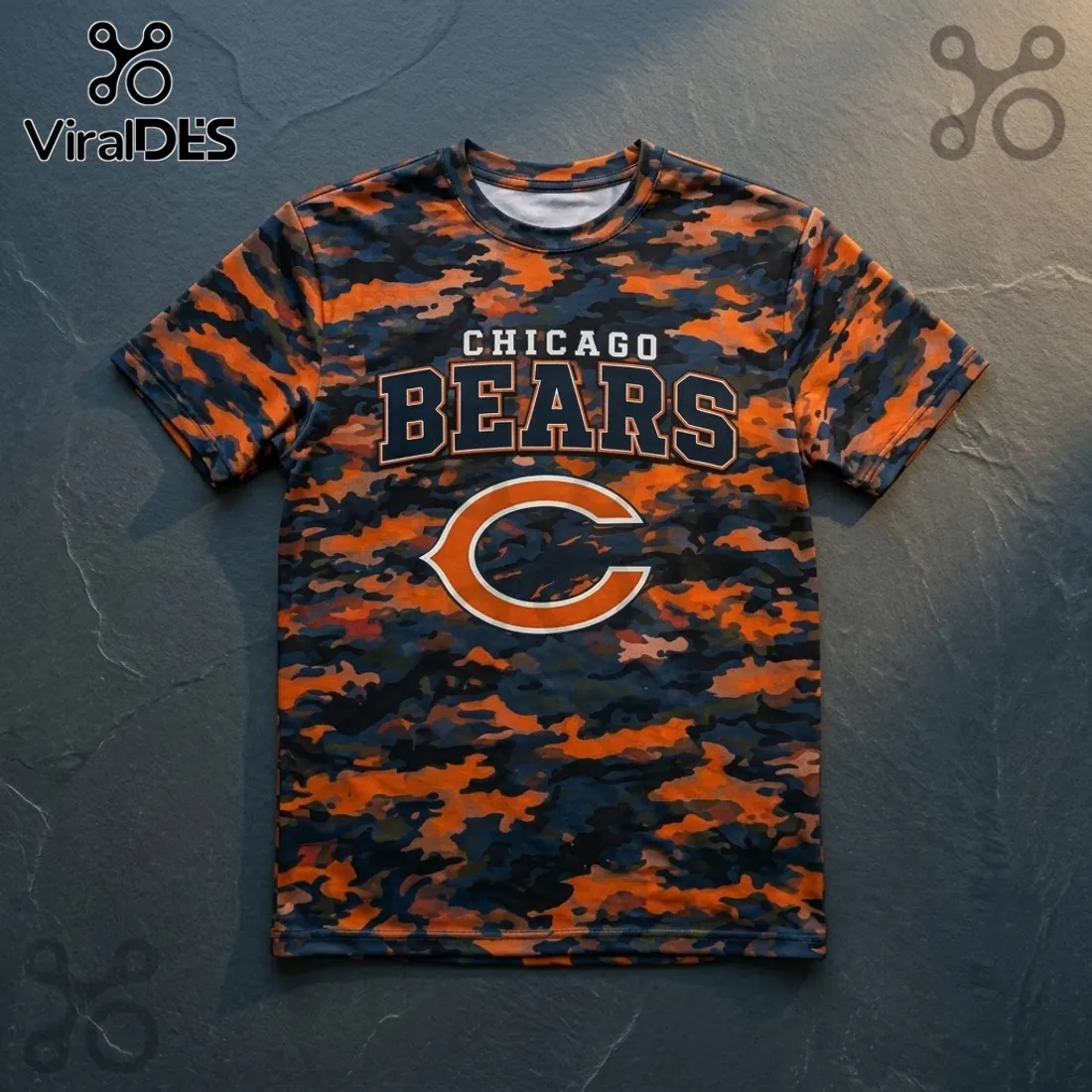 Chicago Bears NFL Camouflage T-Shirt Chicago Bears NFL Camouflage T-Shirt