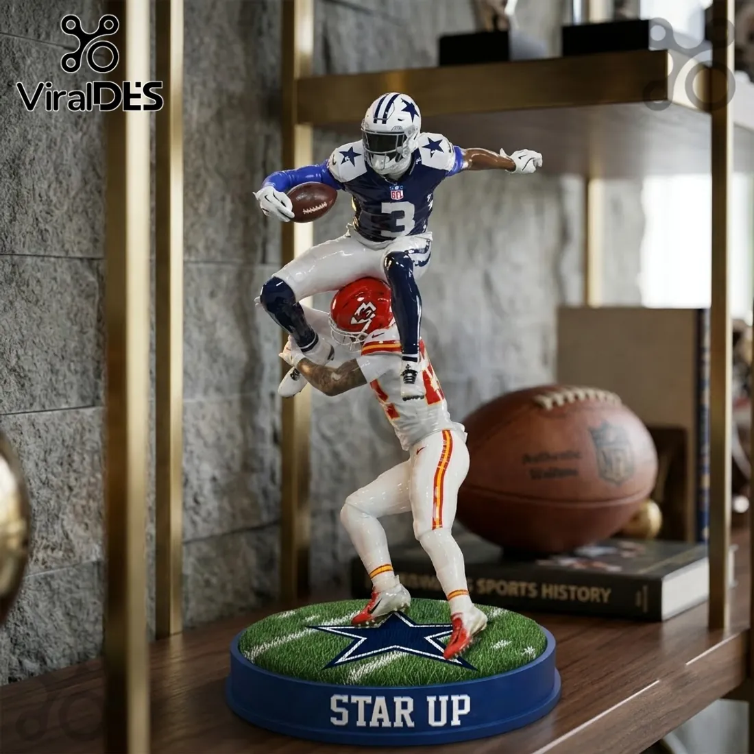 Dallas Cowboys 3D Sculpted Player Action Figure Dallas Cowboys 3D Sculpted Player Action Figure